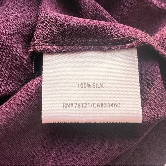 Eileen Fisher Purple Silk Sequin Tank Top - Picture 14 of 14